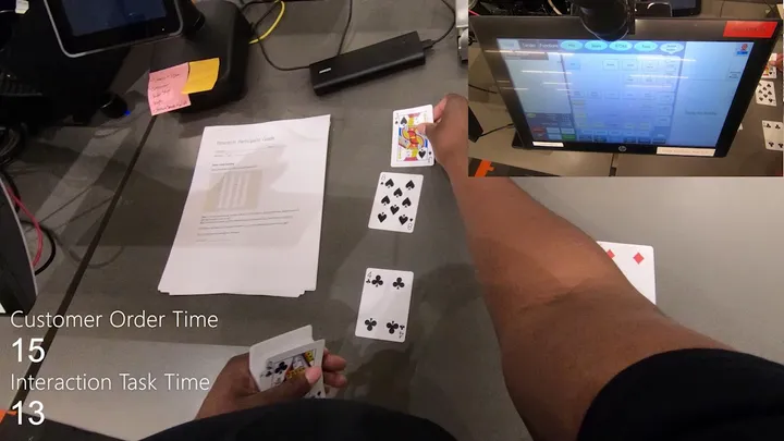 4 - Frame capture of cognitive load mechanical turk study.